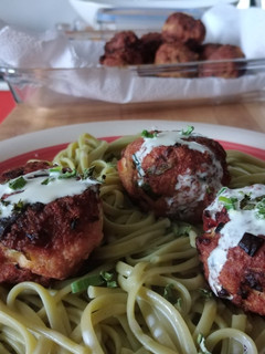 Una foto de Albóndigas de pollo