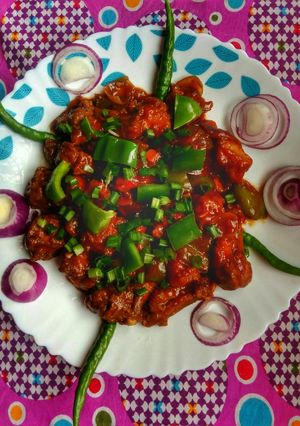 A picture of Chilli Chicken.