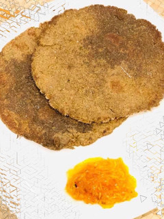 A picture of Bajra Methi Missi Roti.
