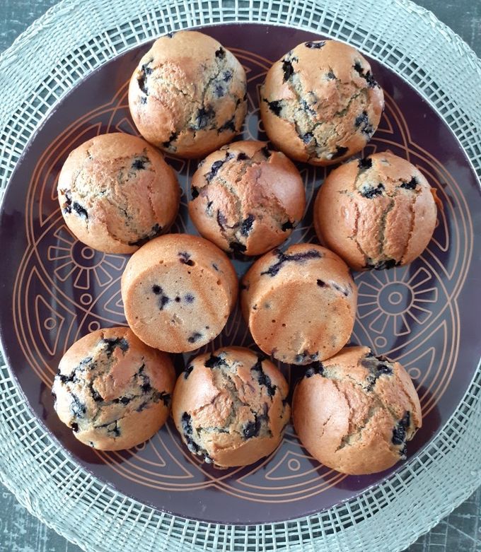 Une photo de Muffins aux Myrtilles / Healthy