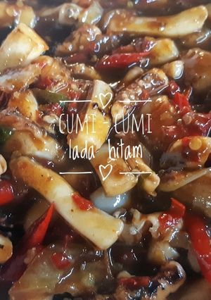 Foto resep Cumi - Cumi Lada Hitam