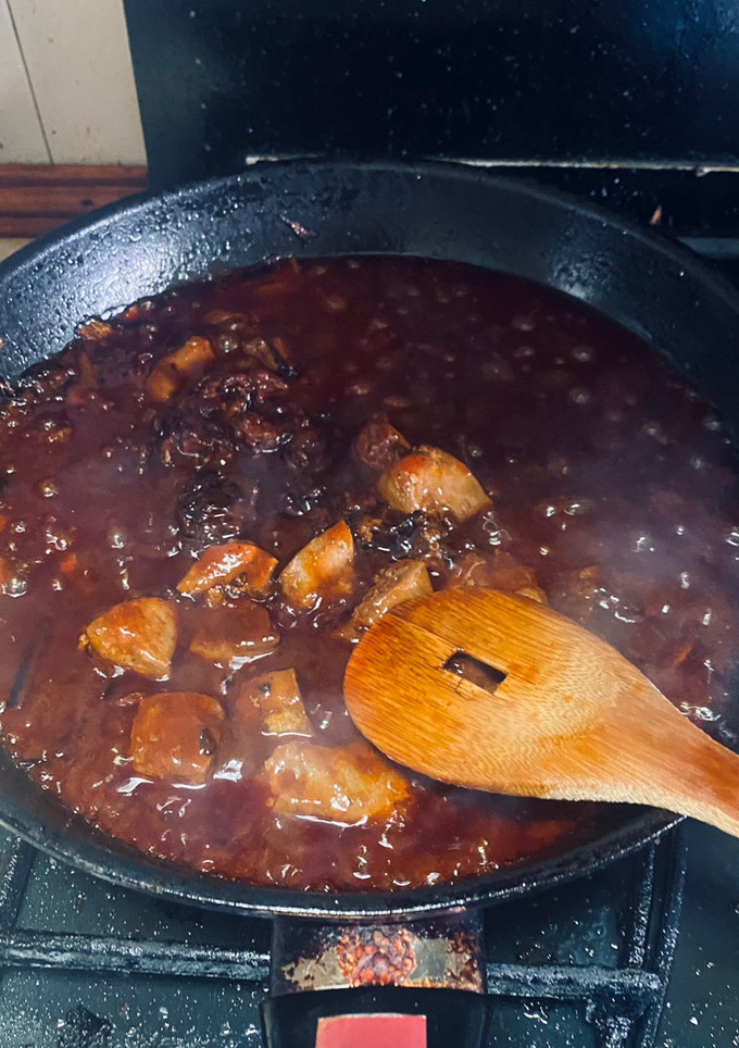 Una foto de Hígado de cordero en salsa