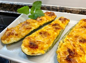Foto principal de Calabacín relleno de queso ricotta