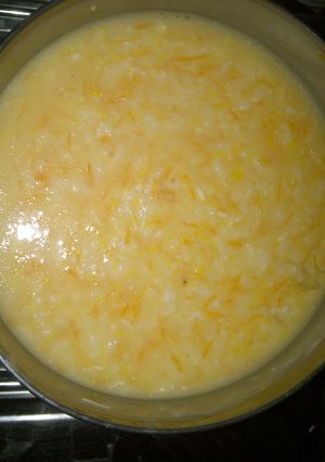 Foto resep Bubur Saring Wortel Jagung Keju (MPASI 7bln+)