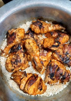 A picture of Chicken Tikka for Tikka Biryani (part 1).