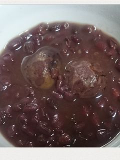 黑糖栗子紅豆沙(電鍋版) 的食譜成品照片
