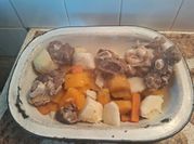 Una foto de calabacin con carne