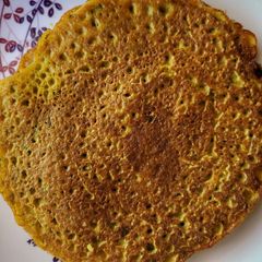 A picture of Besan rava pudla.