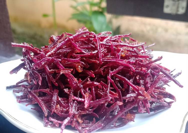 Resep 41 Ubi Ungu Kering Balado Ala Regs Dish Yang Nikmat