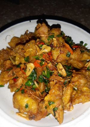 Foto resep Ayam bawang pedas