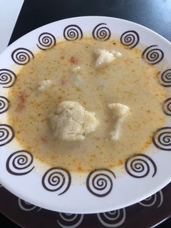 Karfiolleves recept fotója