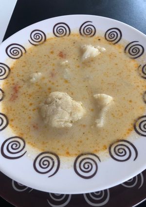 Karfiolleves recept fotója