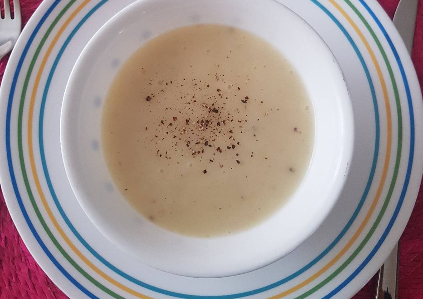 Crema de papa al estilo de mi mamá