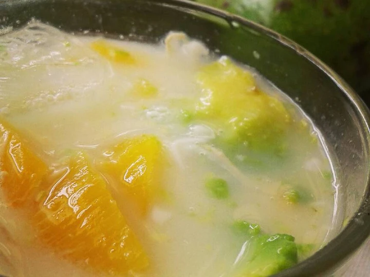 Langkah Gampang Membikin Resep Es teler Yakult yang Lezat Sekali Anti Ribet, Lezat