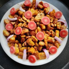 A picture of Bread Poha.