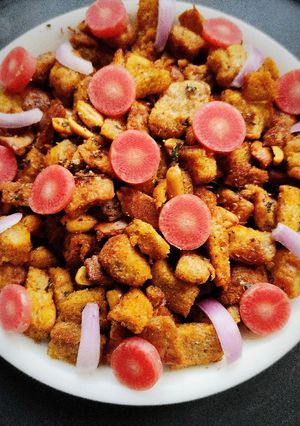A picture of Bread Poha.