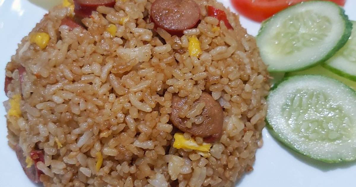 Resep Nasi Goreng Telur Sosis Oleh Palupi Kusumawardani Cookpad