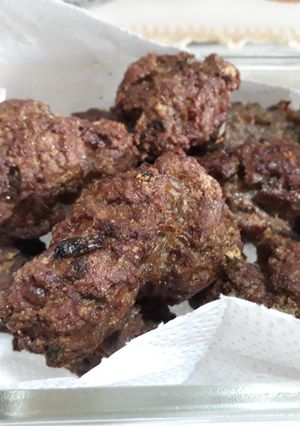 Foto de Bolinho da carne com aveia