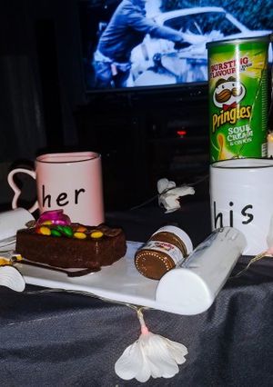 Une photo de Fondant coeur coulant
