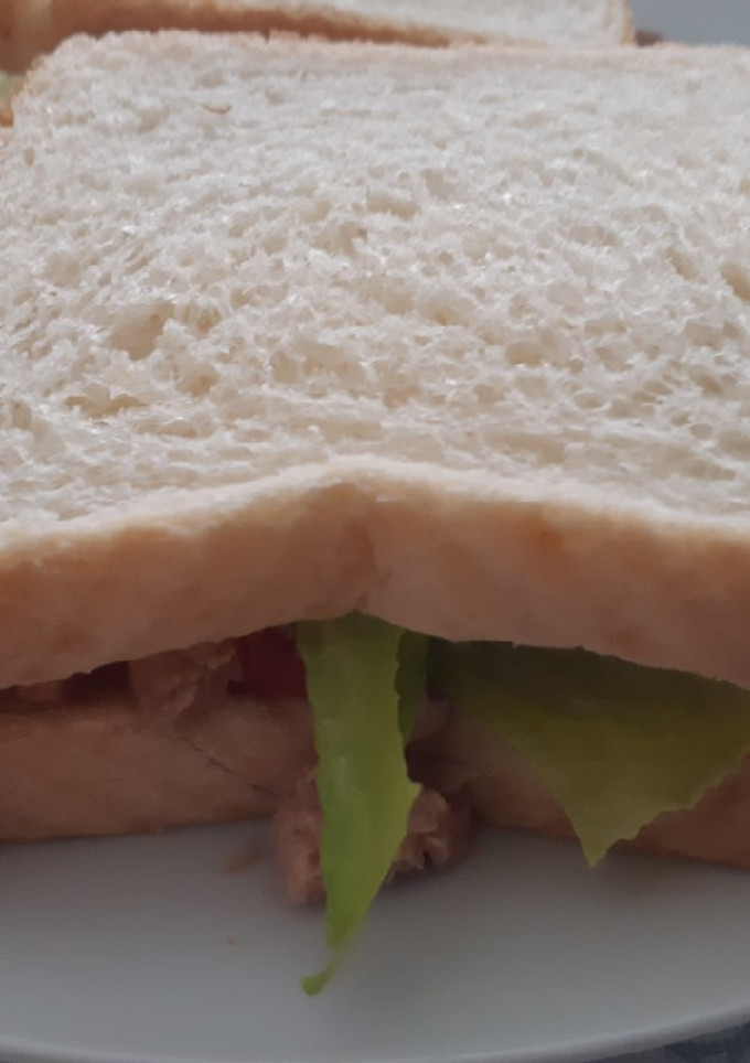 Una foto de Sándwich vegetal