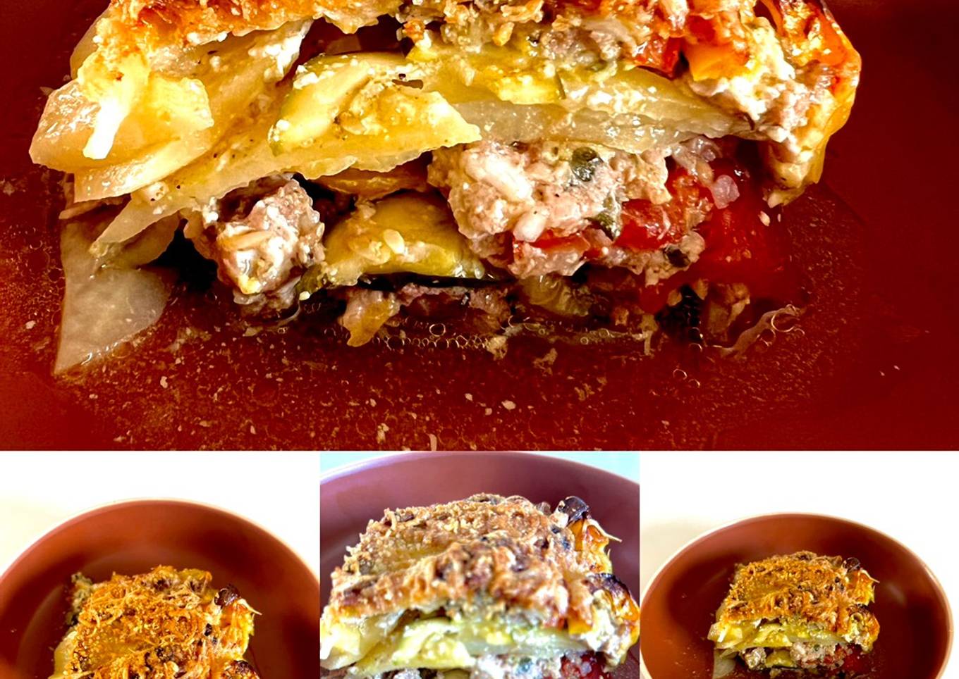 Tian de légumes comme les petits niçois