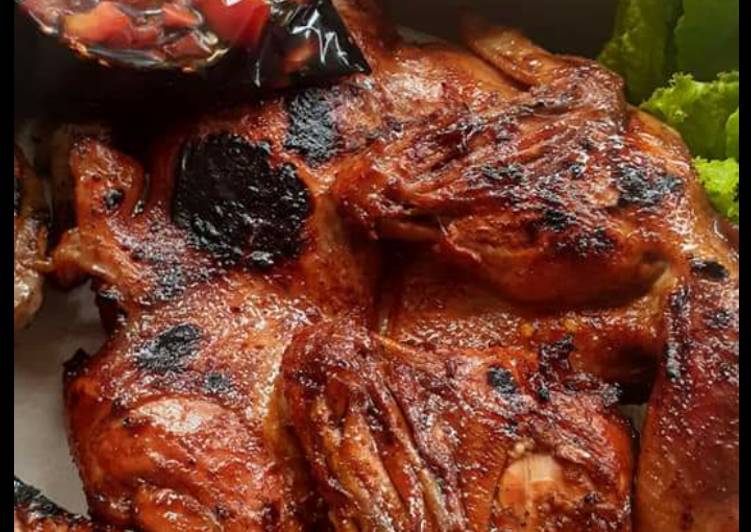 makanan Ayam bakar bekakak Jadi, mengenyangkan