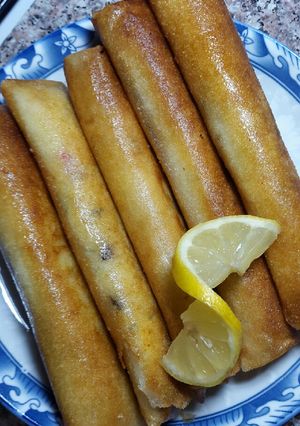 صورة لوصفة بوراك بالبطاطا والجبن المرافق الأساسي 😋😚 للشوربة 🍲