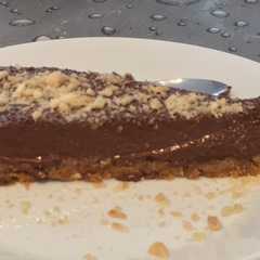 Una foto de Tarta fácil de chocolate y cuajada