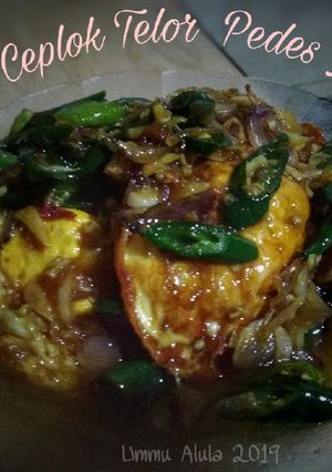 Foto resep Ceplok Telor Pedes Manis