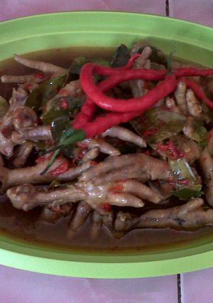Foto resep Ceker Ayam Pedas Gila
