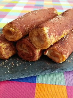 Una foto de Torrijas tiramisú