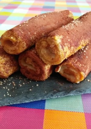 Una foto de Torrijas tiramisú