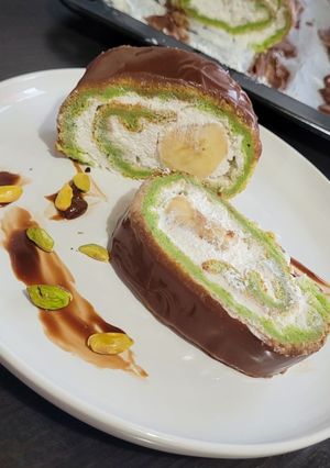 O poză a rețetei #calendar Ruladă cu frișcă și mascarpone 😋😋.