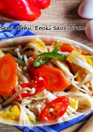 Foto resep Tumis Semi,Tahu, Enoki Saos Tiram