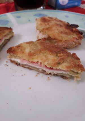 Una foto de Croquetas de zuchini rellenas al horno