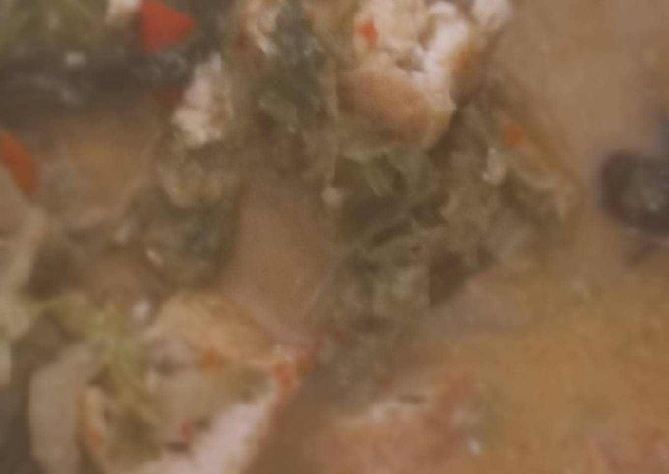 Sambel goreng sawi putih tahu soklat