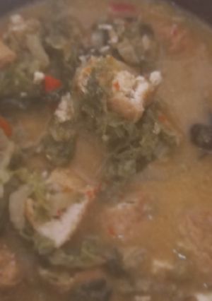 Foto resep Sambel goreng sawi putih tahu soklat