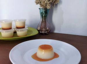 Foto resep Silky Puding Susu Karamel