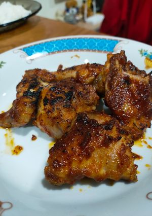 Foto resep Ayam bakar bumbu rujak