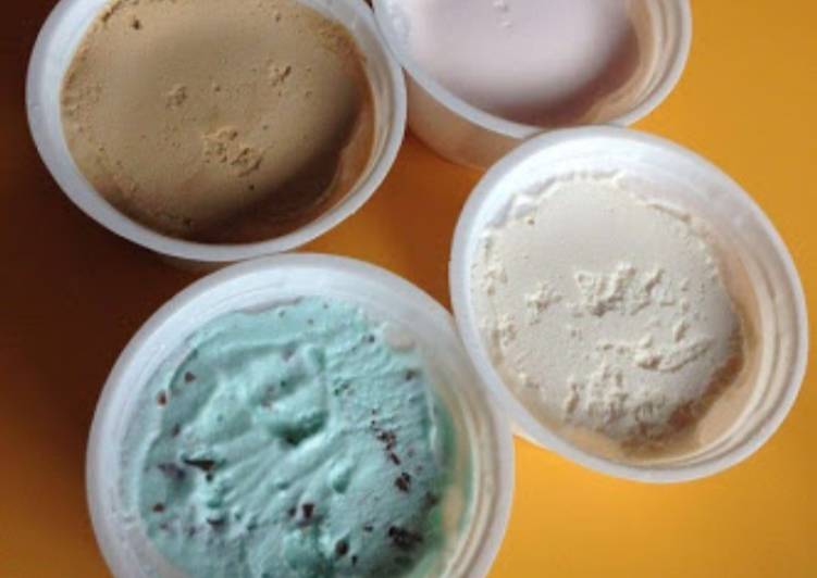 step by step Memasak Es krim lembut Jadi, Bisa Manjain Lidah