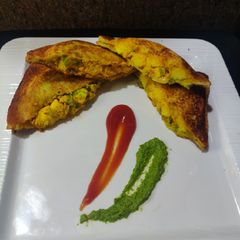 Paneer Tikka Grilled Sandwich A picture of Paneer Tikka Grilled Sandwich.