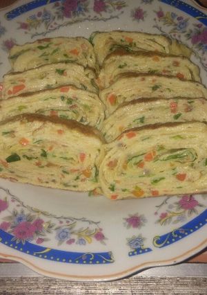 Foto resep Telur dadar korea ala anak kos
