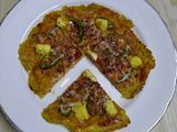 আলু-গাজরের পিজ্জা (Potato Carrot Pizza Recipe in Bengali)