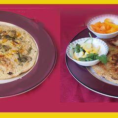 A picture of Suji veggie Uthappam.