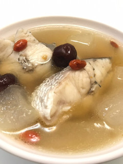 👩🏻‍🍳冬瓜鱸魚湯-無酒料理。簡單又美味 的食譜成品照片