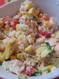 Ensalada de cuscús con pollo