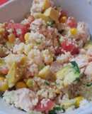 Ensalada de cuscús con pollo
