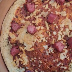 Rice pizza gluten free A picture of Rice pizza gluten free.