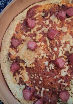 A picture of Rice pizza gluten free.