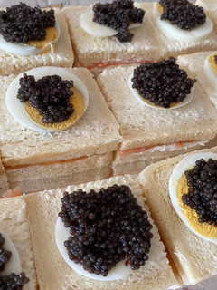 Una foto de Canapés de salmón